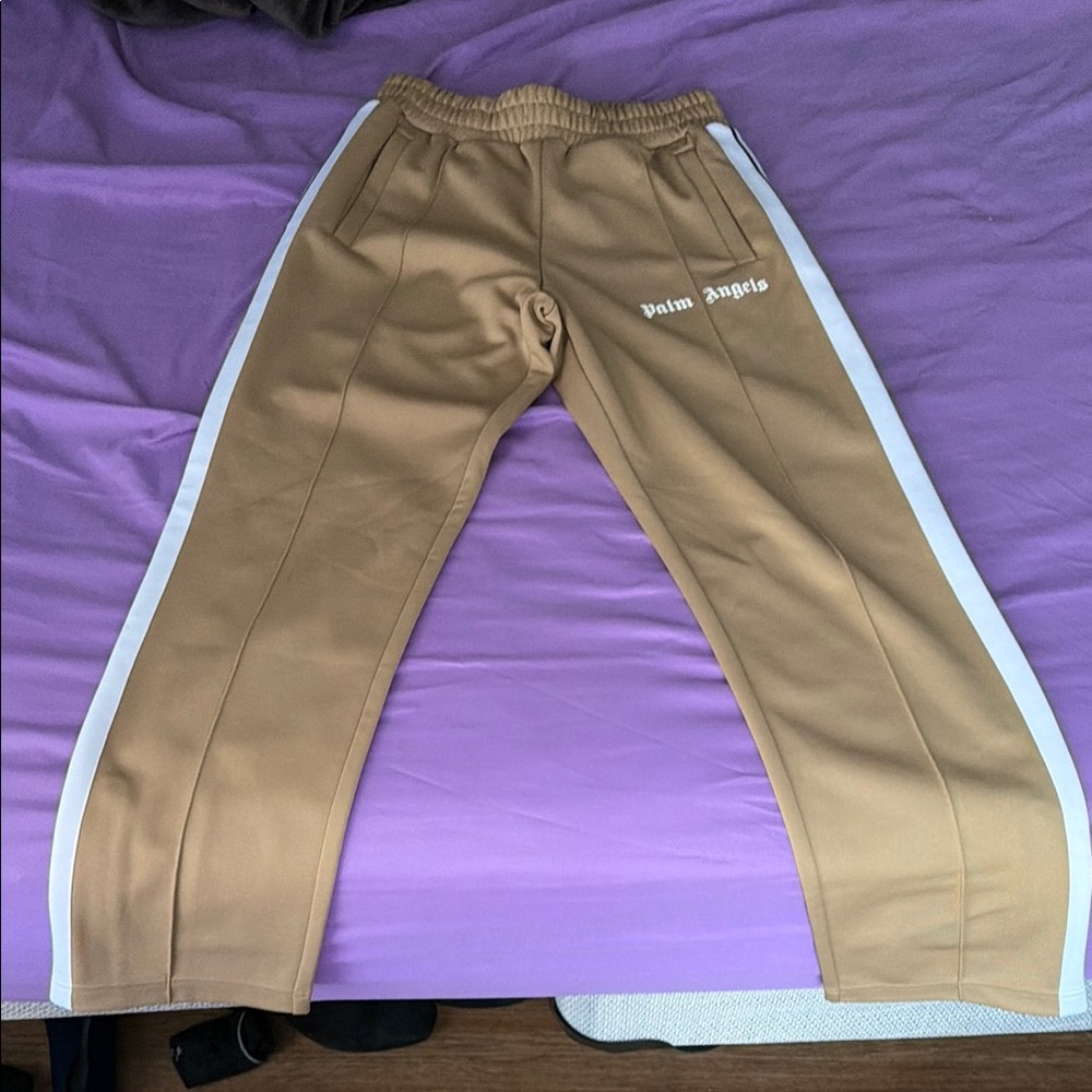 Palm Angels Tan Track Pants